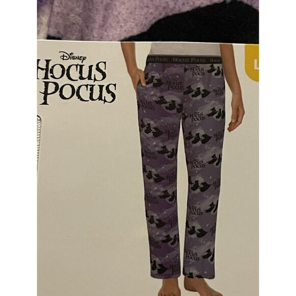 Women’s Disney Hocus Pocus Sleep Pant W/Pockets Purple Size Large Halloween - Picture 6 of 8